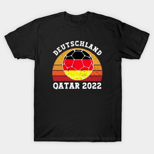 Deutschland Football T-Shirt by footballomatic